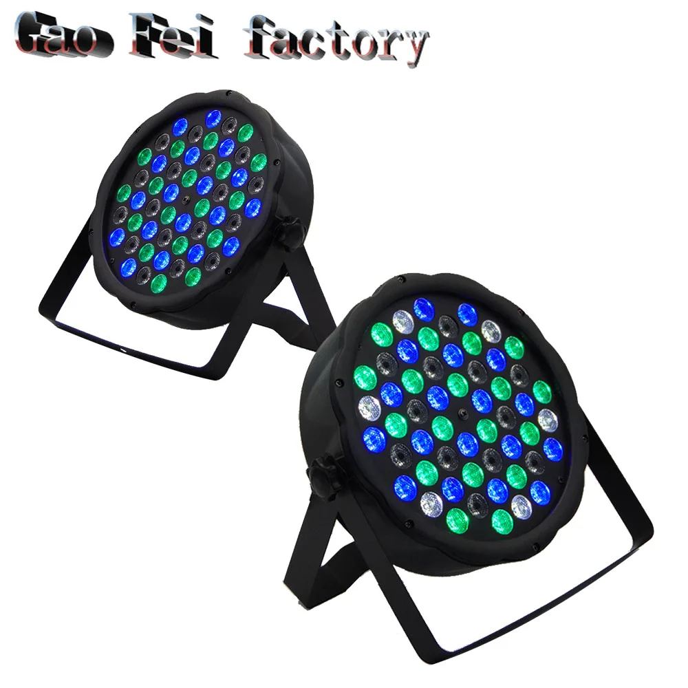 

2pcs/lot pro diecasting cover 8 channels rgbw 54x3w stage wash light