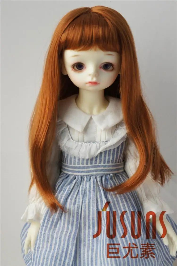 3-wig set 8-9 inch Blond//Carrot//Brown Synthetic Mohair 1//3 BJD Doll SD Short Wig