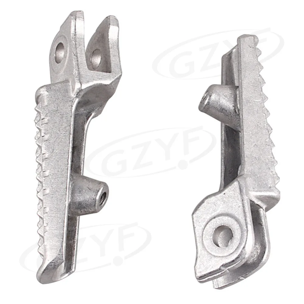 CNC Aluminum Front Foot Peg Footrest for Honda CBR600RR F5 2003-2014 & CBR1000RR 2004-2014 & CB1000R 2008-2011 Silver