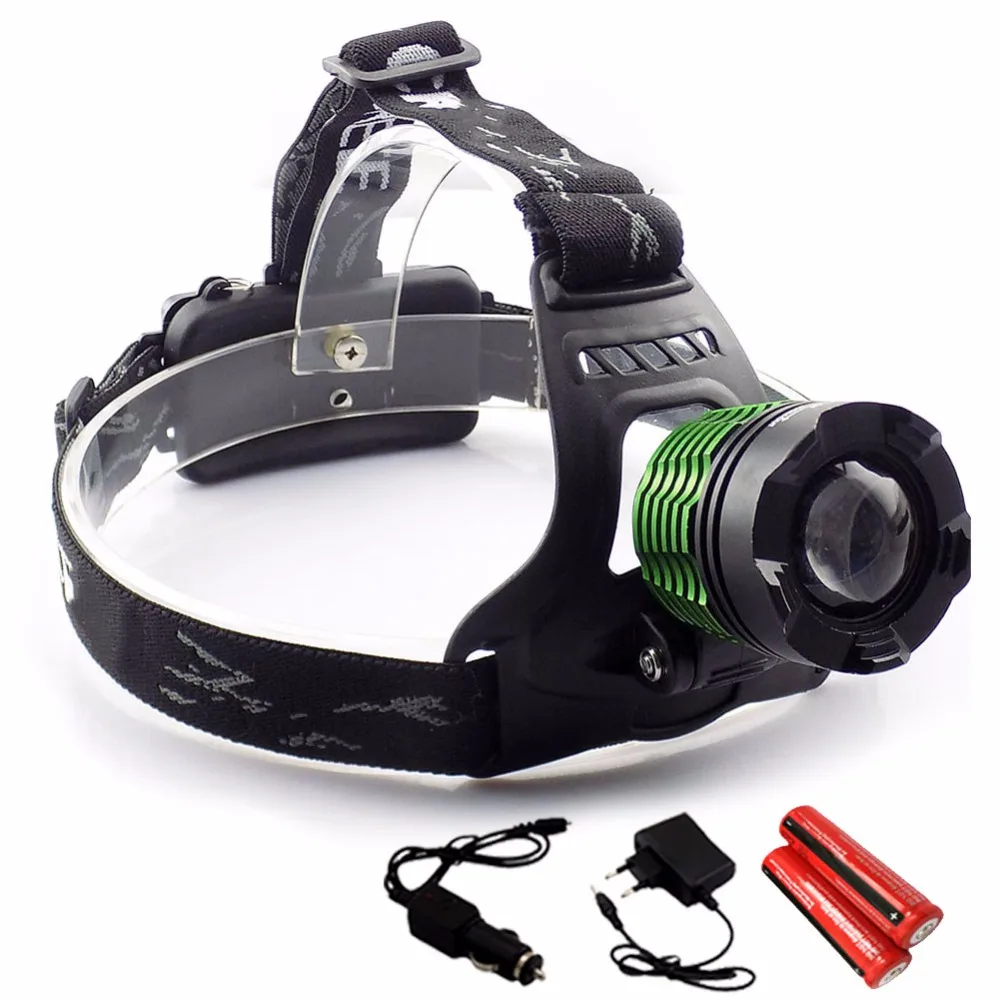 2000lm LED Headlight CREE XML T6 Headlamp T6 high power Head Lamp lampe frontale Flashlight Torch