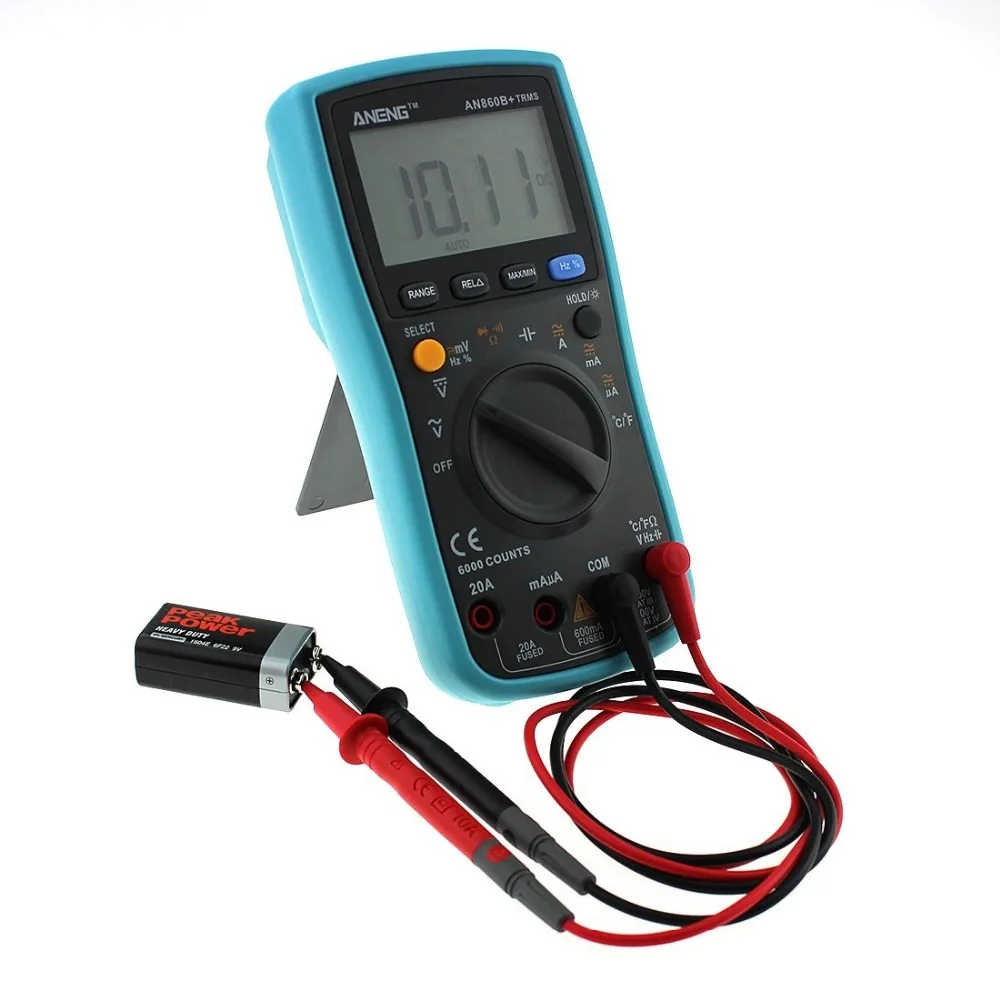 

New ANG860B+ Backlight AC/DC Ammeter Voltmeter Ohm Portable Meter Digital Multimeter