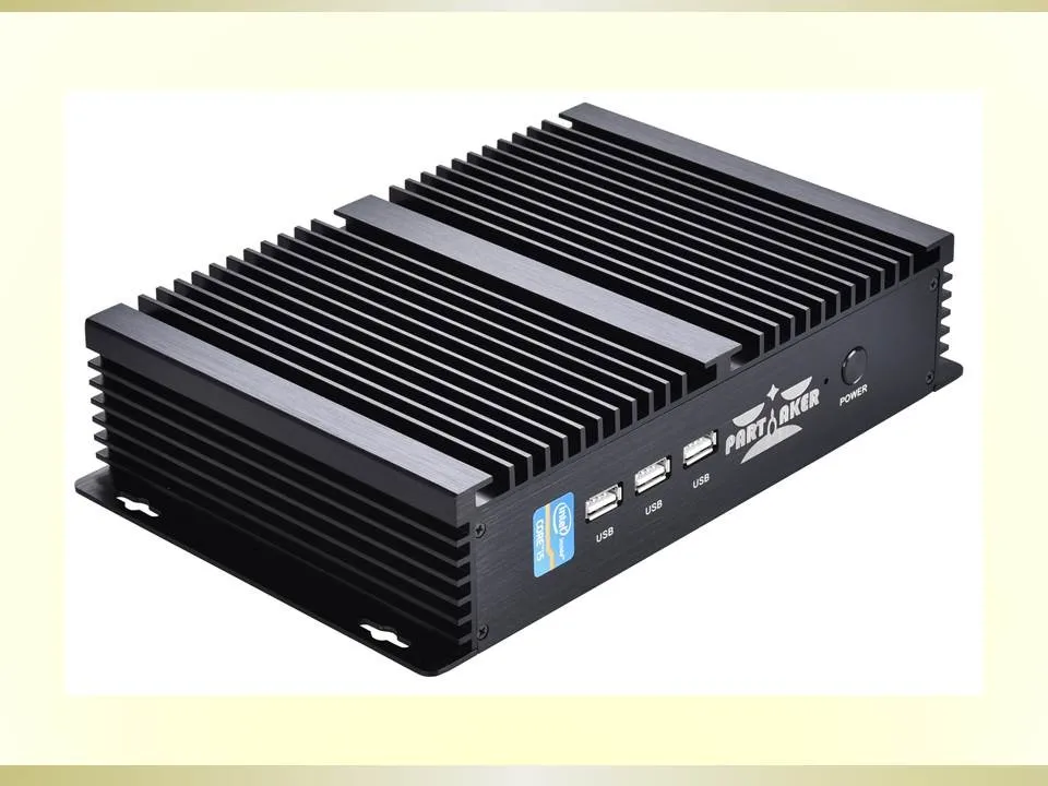 Intel Core i7 8550U minipc i7 8565U Partaker Kaby Lake безвентиляторный мини-ПК Windows мини компьютер Barebone i7 промышленный ПК