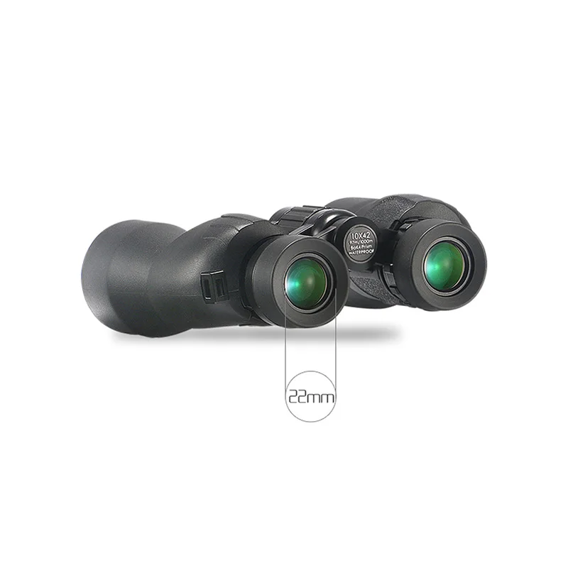 LEAYSOO 10x42 Binocular BAK4 FMC Coating profession For Adult Waterproof night vision Telescope Binocular