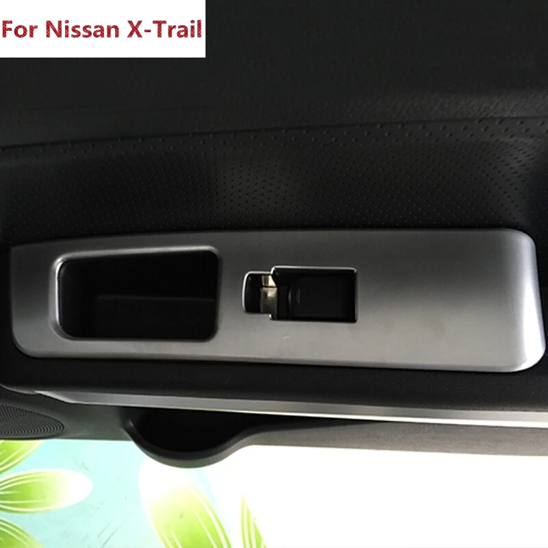 Стеклянная крышка переключателя для Nissan X Trail T31 отделка двери окна декоративная
