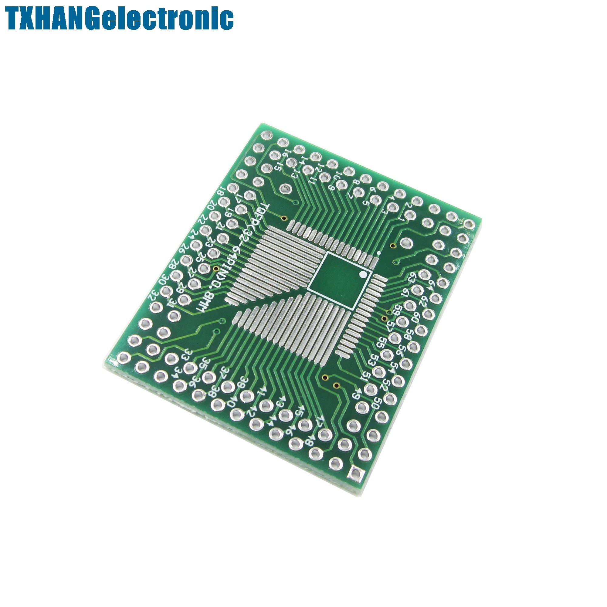 10Pcs QFP/TQFP/FQFP/LQFP 32/44/64/80/100 To DIP Adapter PCB Board Converter 10Pcs QFP/TQFP/FQFP/LQFP 32/44/64/80/100 To DIP Adapter PCB Board Converter