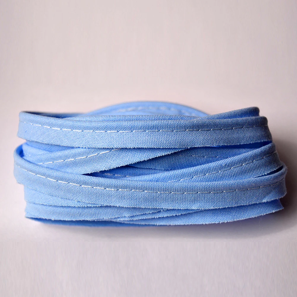

1.2cmx5m Sewing Trim Flanged Textile Insertion Upholstery Rope Polyester Piping Strip Bias Tape DIY Supplies