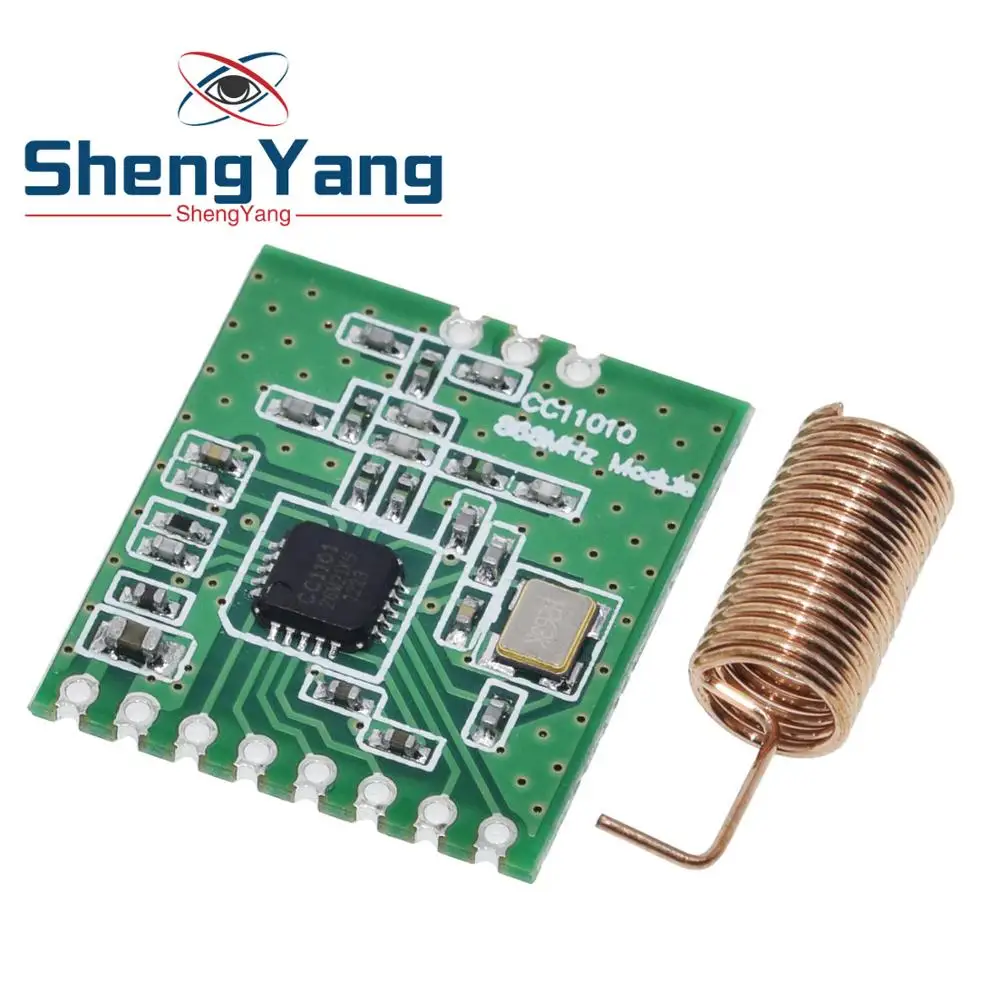 

CC1101 Wireless Module Long Distance Transmission Antenna 868MHZ SPI Interface Low Power M115 For FSK GFSK ASK OOK MSK 64-byte
