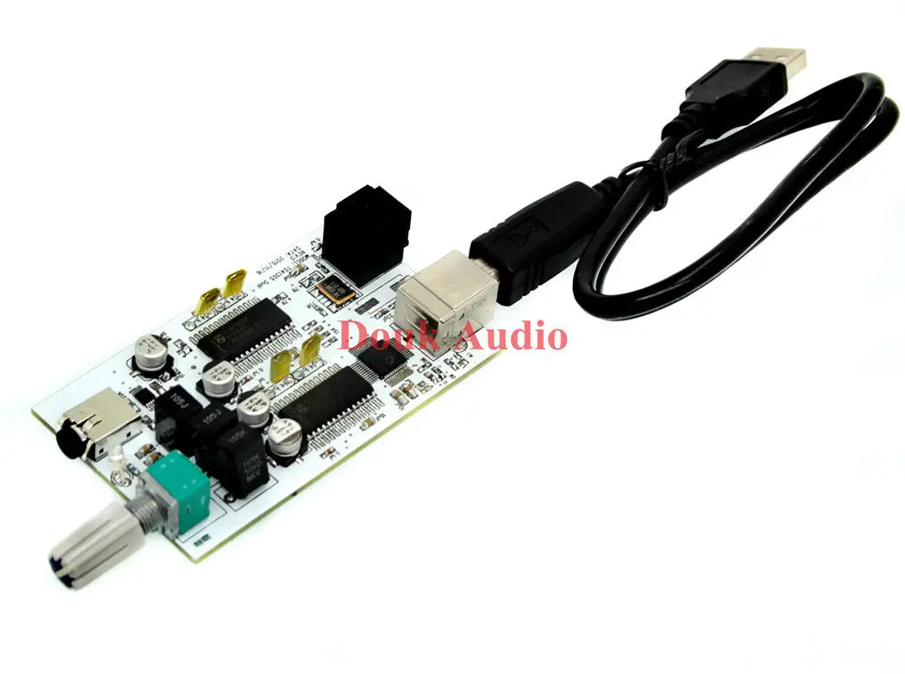 Douk Audio CM108 усилитель для наушников TDA1305T IIS USB DAC плата аудио декодера|Усилители
