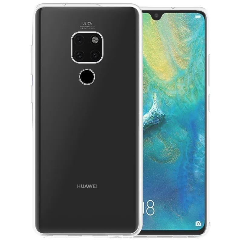 For Huawei Mate20 10 9 8 7 pro Soft Slim TPU Case Anti Slip Clear Cases Transparent Silicone For Mate S RS 20X 20pro
