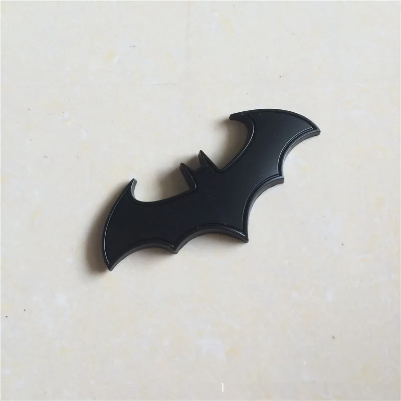 

Free Shipping Bat 3D Chrome Metal Motorcycle Auto Car Logo Sticker Emblem Badge Tail Decals for Giant Bicycle car luck Badge