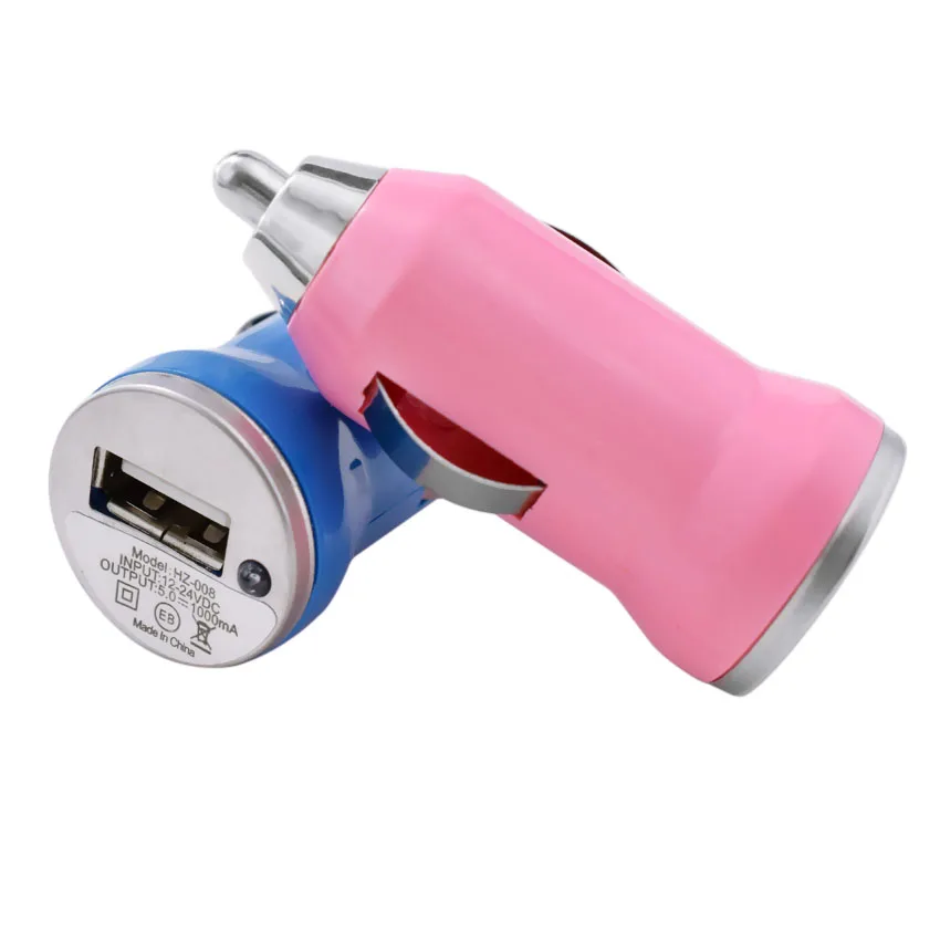 Car Charger USB Car Charger Digital 5V 1A Aluminium Fast Charging Voltage quick charge 3.0 fast charger For Iphone 6s 6plus SE (8)