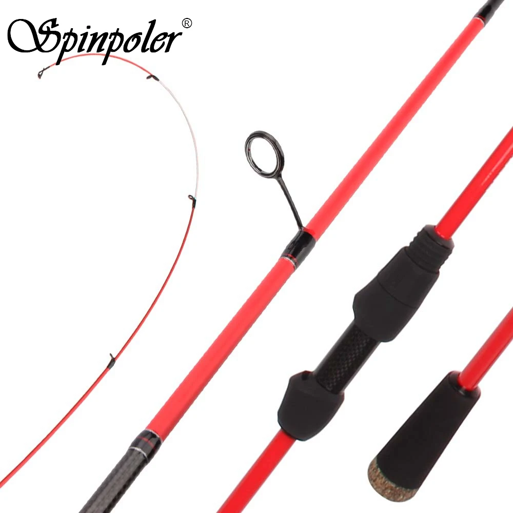 High Quality 1.98m Fishing Rod 2 Sections Solid Tip Lure Rod 3 22g Lure