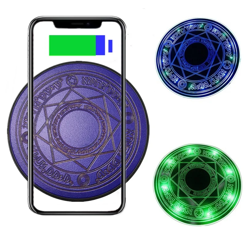 

2019 New Universal 10W Qi Wireless Charger For Iphone X XS 8 7 Fast Wireless Charger Charging Pad For Samsung Note 9 Cargador