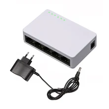 5 Порты 100 Mbps высокое Скорость мини Fast Ethernet LAN RJ45 сетевой коммутатор gigabit коммутатор настольный ПК/адаптер для розеток европейского стандарта