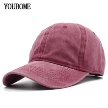 YOUBOME мужские бейсболки женские брендовые бейсболки s шапки для мужчин Trucker простой старинный Gorras Кепка кость плоский папа мужская Кепка
