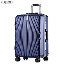 KLQDZMS 20/24 дюймов багаж для деловых поездок ПК износостойкие прокатки Чемодан чемодан на колесиках