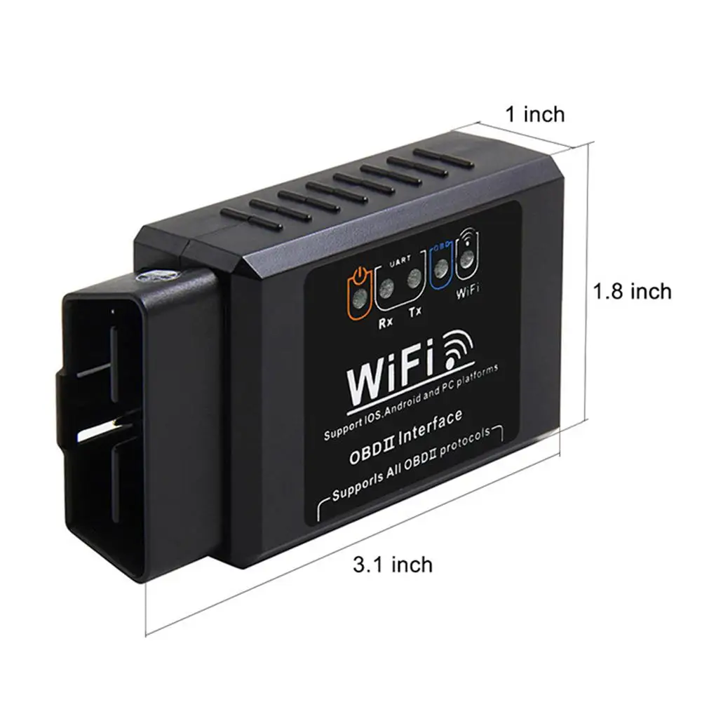 Автомобильный диагностический сканер lumparty ELM327 V1.5 wifi OBD OBD2 327 1 5 OBDII для считывания