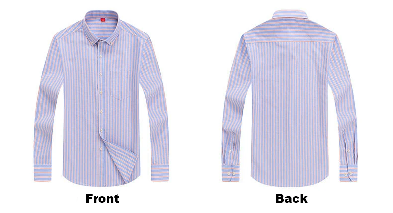 NIGRITY мужская повседневная клетчатая рубашка с длинным рукавом, приталенная Мужская рубашка из ткани Оксфорд, деловая рубашка, брендовая мужская одежда, размер S-4XL
