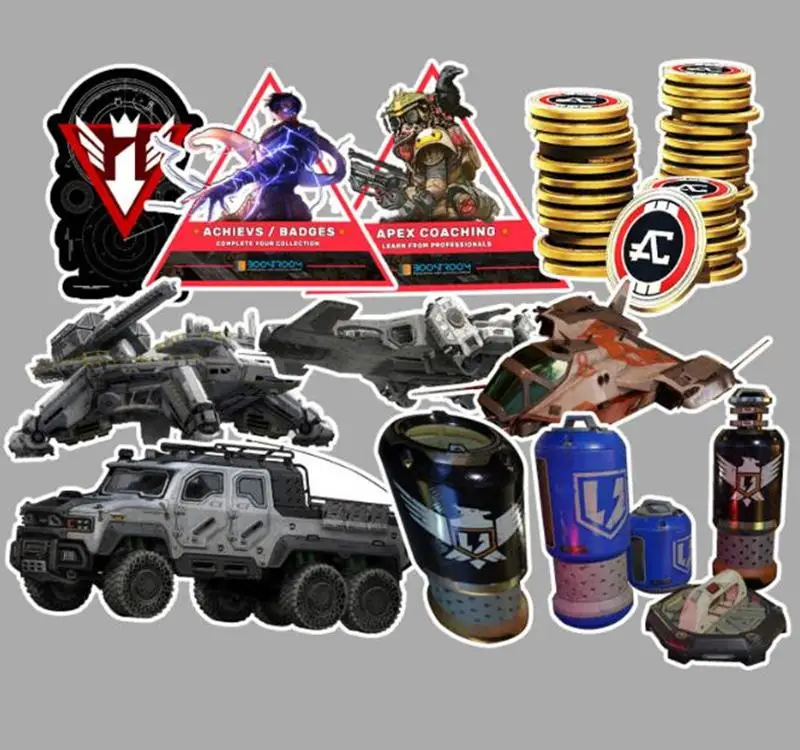 56 шт./лот наклейки с граффити APEX Legends Hero классная игра аниме скрапбукинг гитара