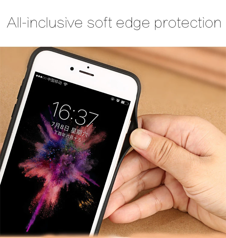 Кожаный чехол для мобильного телефона lychee, чехол для iPhone 7 Plus, чехол для мобильного телефона с защитой от ударов