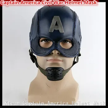 

2016 Hot Movie Superhero Helmet Captain America Civil War Helmet Mask Cosplay Steven Rogers Halloween Helmet For Collection Toy