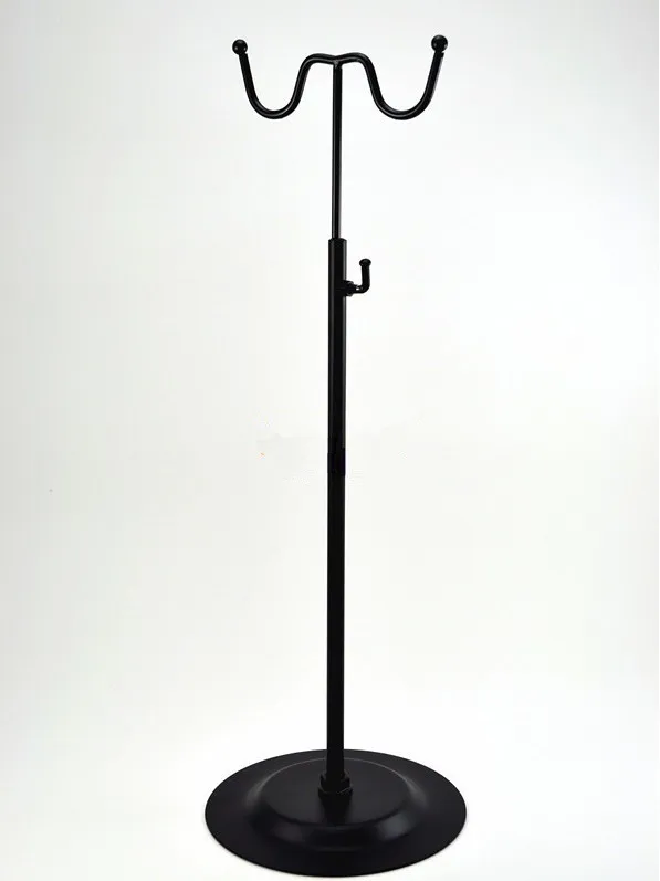 

Metal Black Women bags Adjustable handbag rack display/bags display holders racks BJ1-5