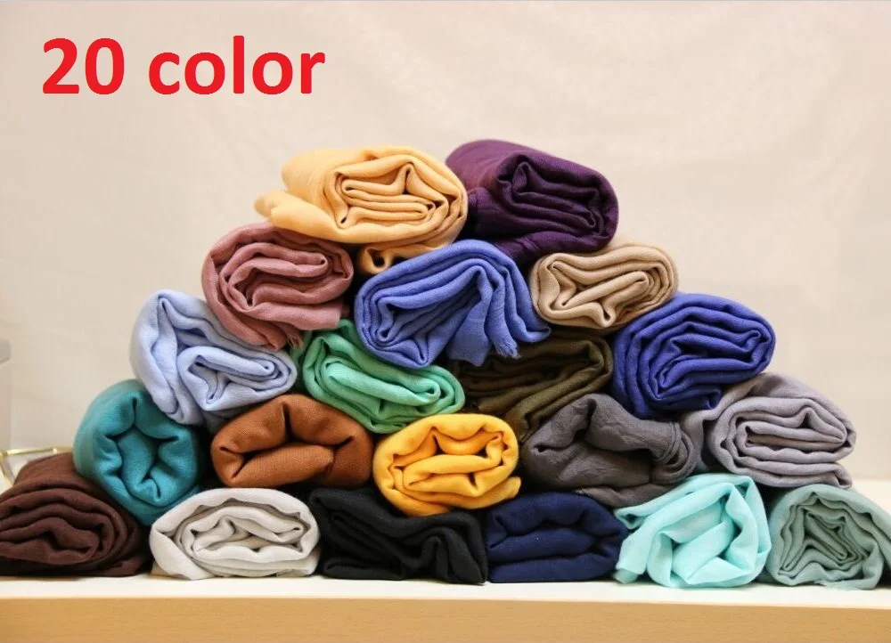 

HOT SALE High Quality 20 Nice Color TR cotton hemp shawl popular muslim hijab head wear fashion women Shawl scarf 185*85cm