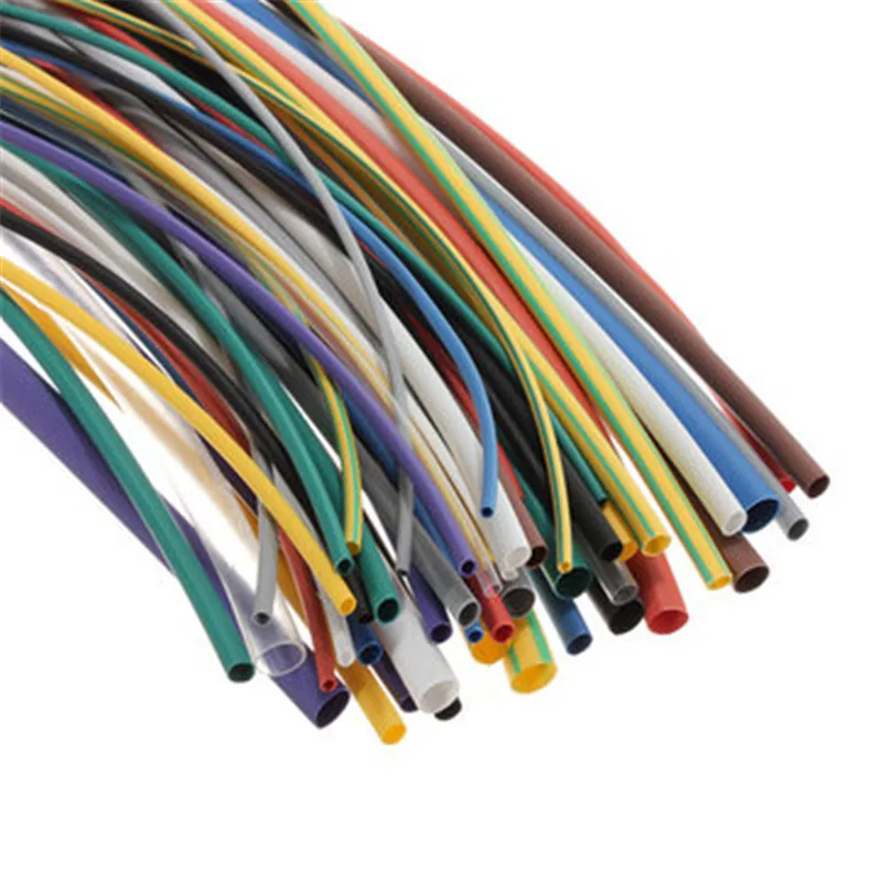 5 Sizes 11Colors Shrinkage Ratio 21 Heat Shrink Shrinking Tubing Tube Wire Wrap Cable Sleeve
