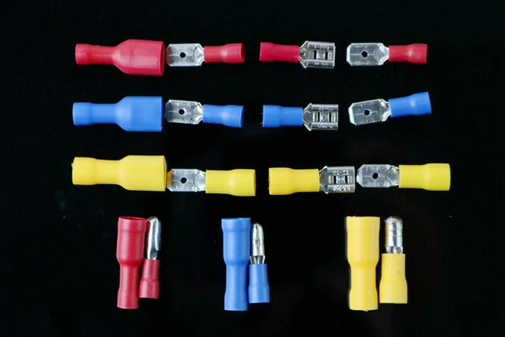 

10PCS 5pairs Female male Insulated Spade joint Connector Crimp Terminal Connectors Cable Wire Connector