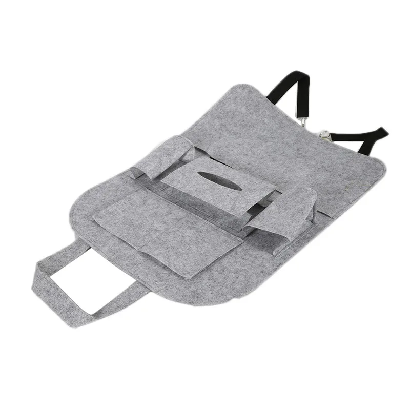 Car Seat Organizer Auto Car Backseat Organizer Car-Styling Holder Multi-Pocket Seat Wool Felt Multifunction Storage