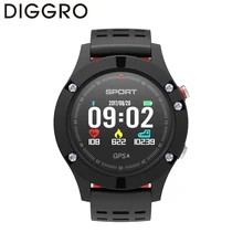 Diggro DB-05 gps Смарт часы браслет альтиметр барометр термометр цвет OLED мульти-спорт сердечного ритма для iOS Android