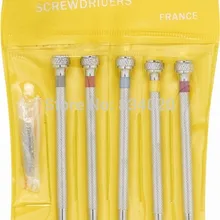 5 комплект отверток для ПК стальные Ювелирные очки часы стальной набор инструментов для ремонта