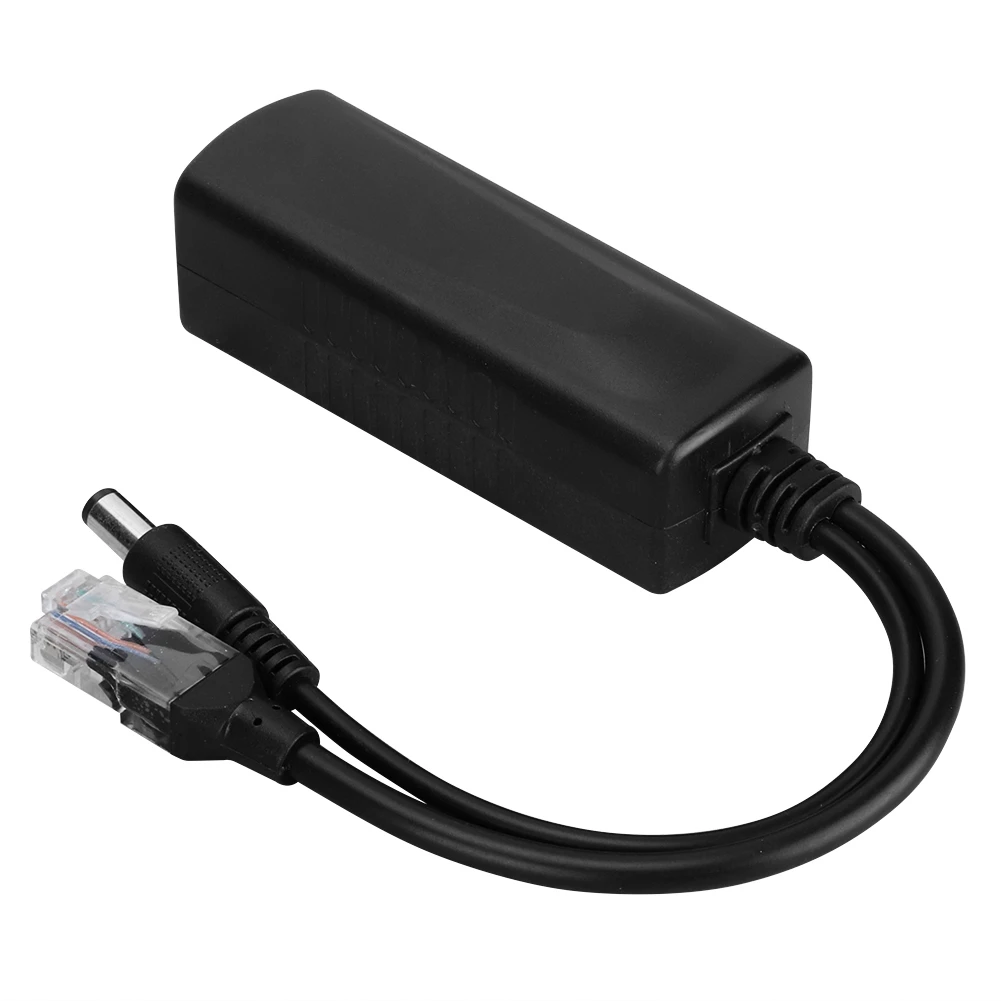 maschio spina e cavo CC BLACK PoE Splitter iniettore KIT rj45 Modulo femm