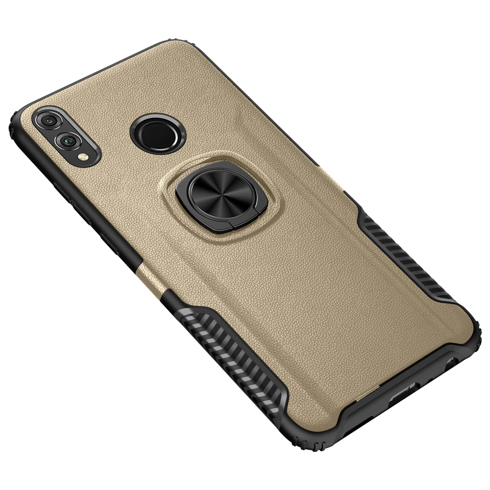 Для Honor 8X Max чехол, роскошный рыцарь, броня, задняя крышка для huawei Honor8X, Прочный Гибридный автомобильный держатель, кронштейн, чехол для телефона(XS0418