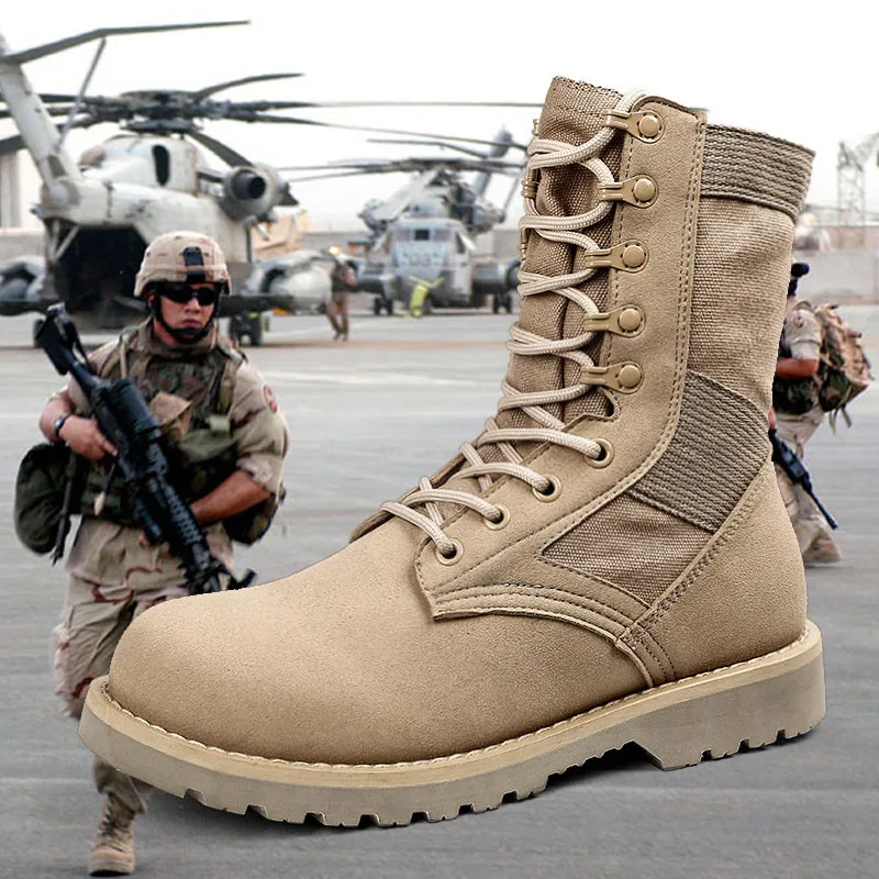 Winter Warm Outdoor Sports Tactical Camping Shoes Men's Boots For