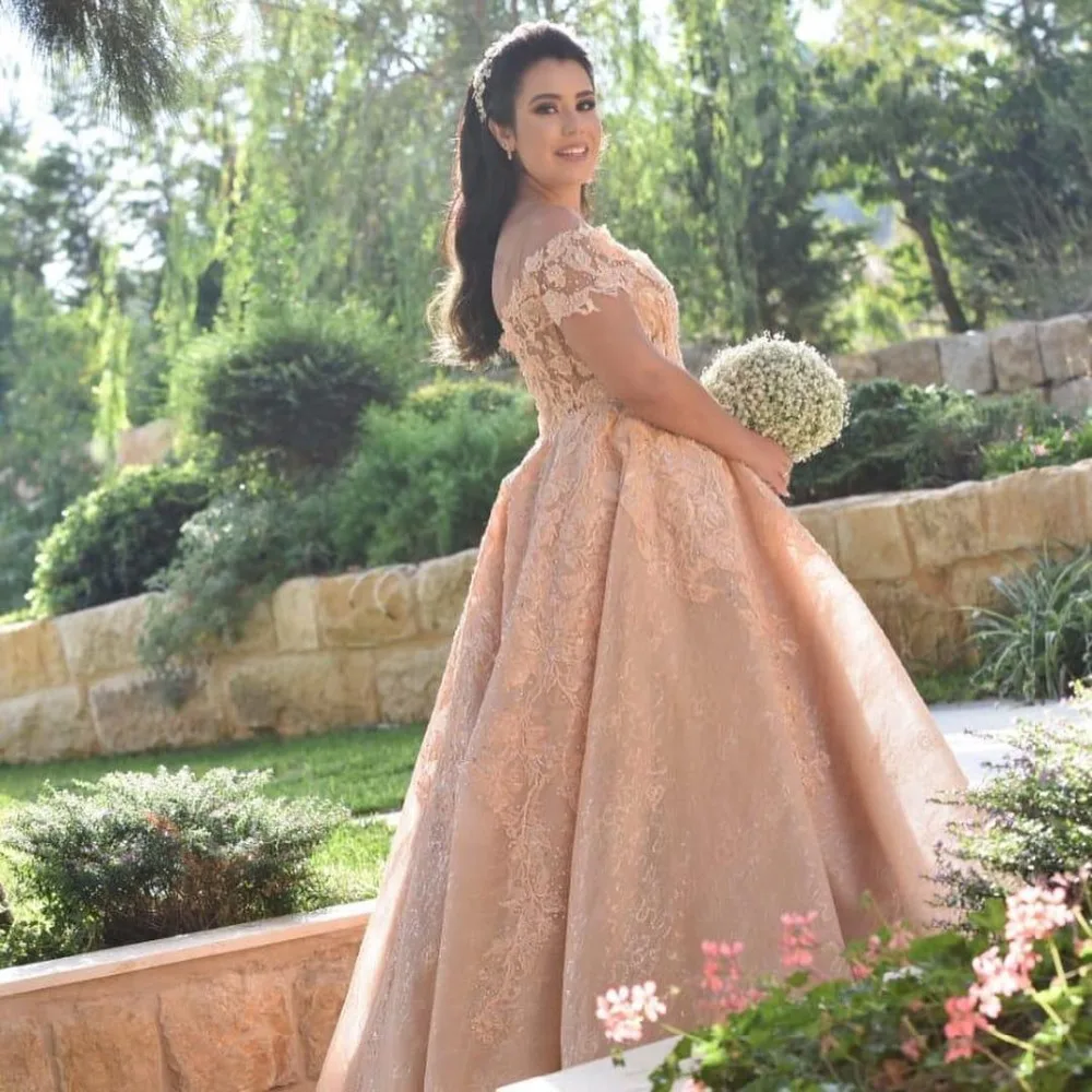 

vestido longo Lebanon Evening Dresses abiye A line Modest Formal Gowns Long robe de soiree abendkleider Evening Dress Sleeves