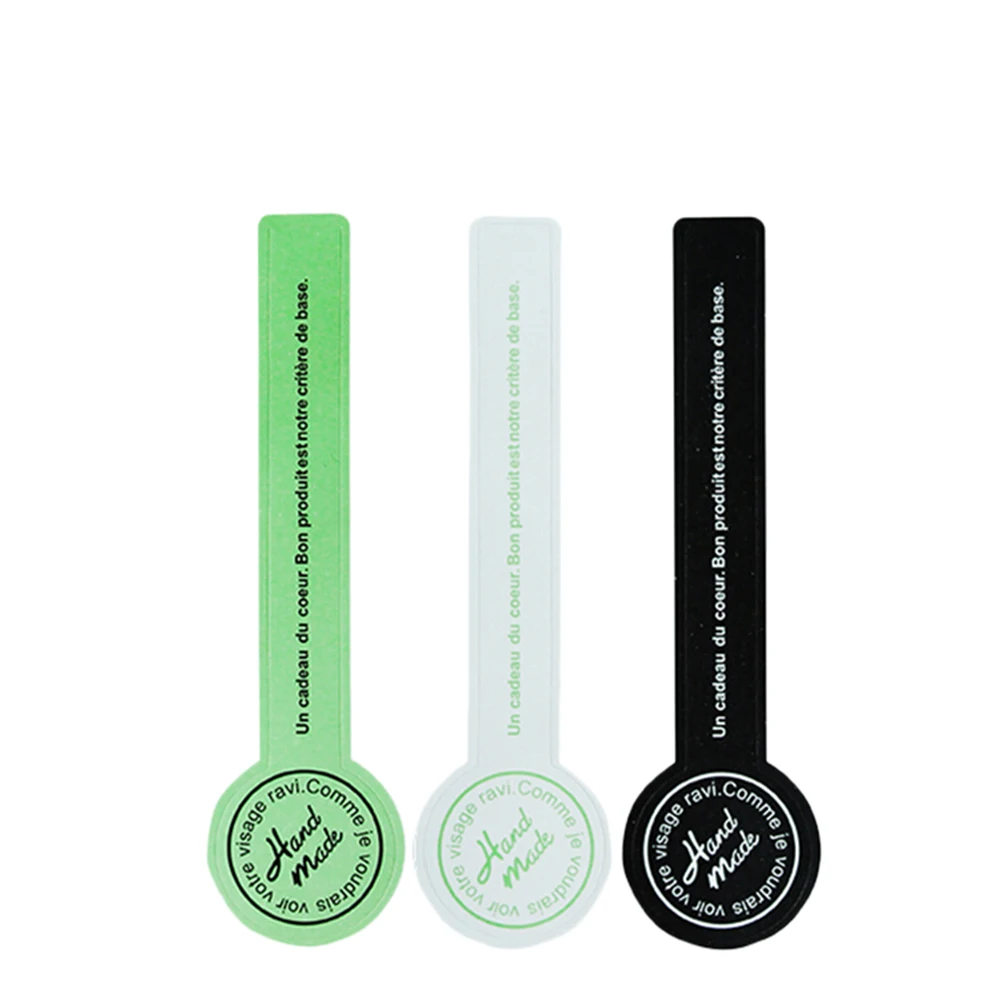 

NEW long Lollipop Design Handmade seal Sticker DIY Multifunction packaging label custom adhesive stickers