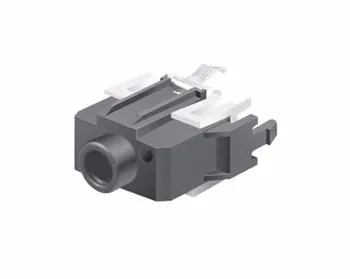 

50pcs Phone Jack 3.5mm 9 contact stereo audio socket T R S MIC plus 2 switches for 4 poles earphone plug through hole DC30V 0.5A