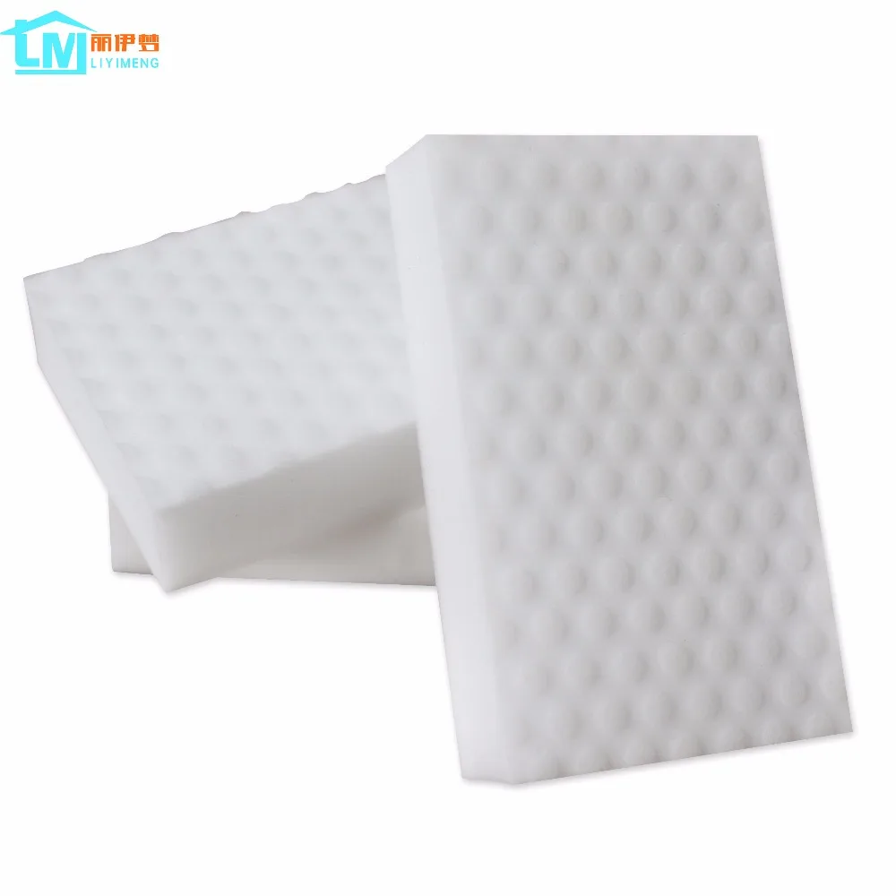 

LIYIMENG 100pcs Magic Sponge Melamine Sponge High Quality Compress Eraser Kitchen Home Office Car Computer Cleaner 100x60x20mm