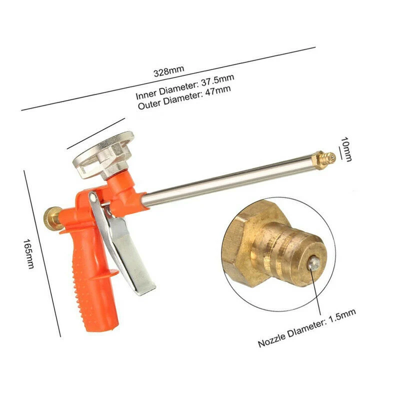 10 л/мин профессиональный пластиковый металлический полиуретановый ручной пенопластовый расширительный опрыскиватель для герметик для стекол