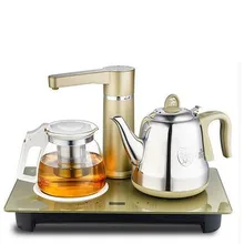 Автоматический Электрический чайник для воды 304 стеклянная изоляционная чашка заваривание чая функция безопасности автоматического выключения