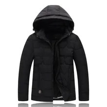 Plus Size 4XL-9XL Winter Jacket Men 2017 Black Male Coat Cheap Down Jacket Parkas Trench Hooded Camperas Snow Cold Jacket 1626