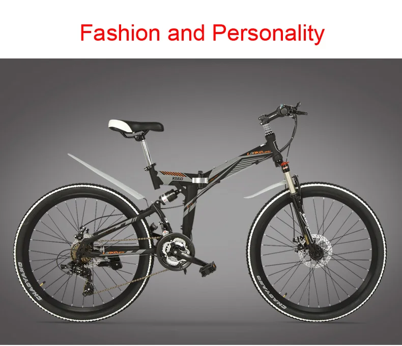 Discount K660M 24/26 inch Folding MTB Bike,21 Speed folding bicycle,Lockable Fork,Front & Rear Suspension,Both Disc Brake, Mountain Bike 2 Discount K660M 24/26 inch Folding MTB Bike,21 Speed folding bicycle,Lockable Fork,Front & Rear Suspension,Both Disc Brake, Mountain Bike 2