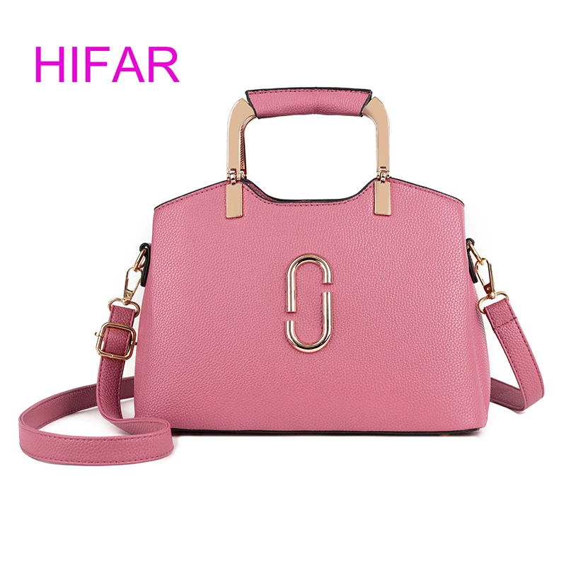 

2018 Fashion Women Handbags Metal Women Tote Bag High Quality PU Leather Women Crossbody Bags Rivet Ladies Leather Shoulder Bag