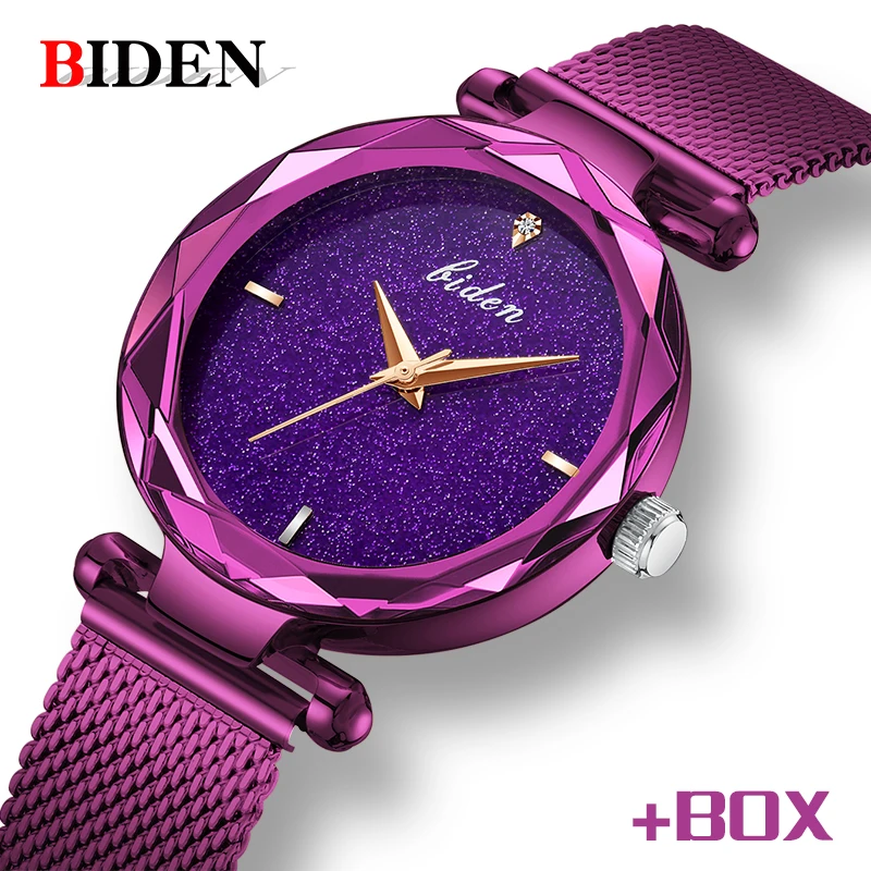 

BIDEN luxury brand women watch 2018 fashion ladies watches waterproof bracelet Casual quartz women Wristwatch relogio feminino