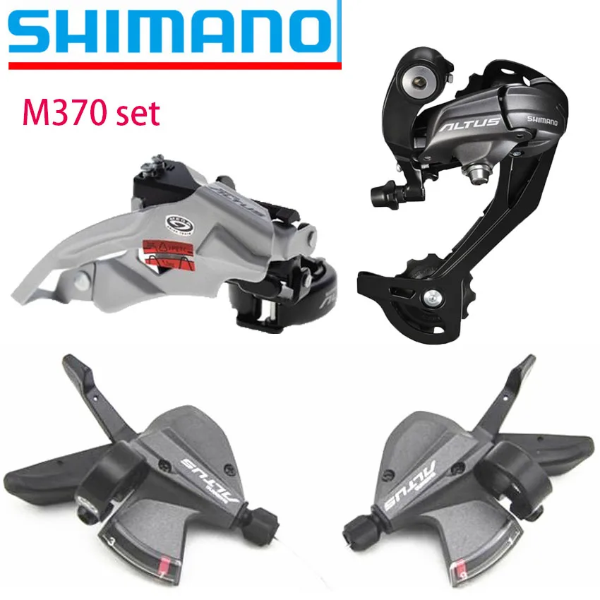 

Shimano Altus M370 27 Speed Bike MTB Bicycle Groupset Kit 3 Parts set with Shifter Lever & Front and Rear Derailleur