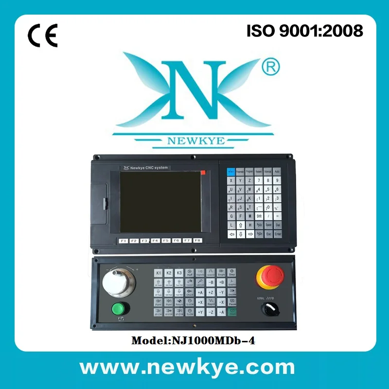 Newkye 4-осевой фрезерный станок с ЧПУ/ЧПУ контроллер панелью A NJ1000MDb-4 | Инструменты