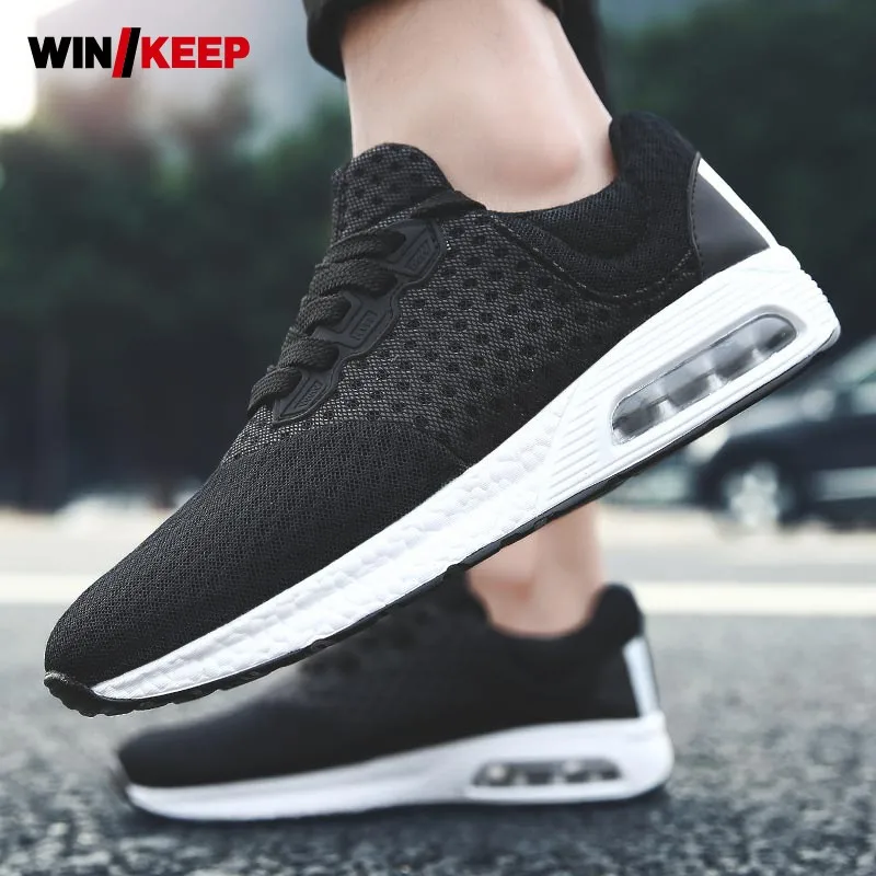 

Super Light Running Shoes For Men Lace Up Comfortable Cushioning Breathable Loafer Durable Mountaining Sneakers Espadrilles