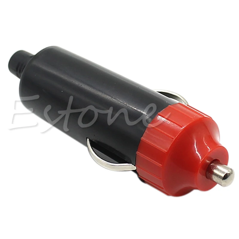 

1Pc DC 12V Universal Male Car Cigarette Lighter Socket Plug Connector Adaptor