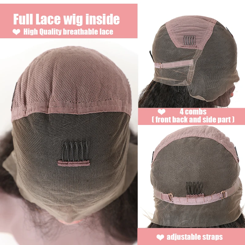 Ali Queen Hair Brazilian Remy Hair Straight Full Lace Wigs Pre Plucked Human Hair With Baby Hair 130% Denisty 1b Or Blonde 613 Ali Queen Hair Brazilian Remy Hair Straight Full Lace Wigs Pre Plucked Human Hair With Baby Hair 130% Denisty 1b Or Blonde 613